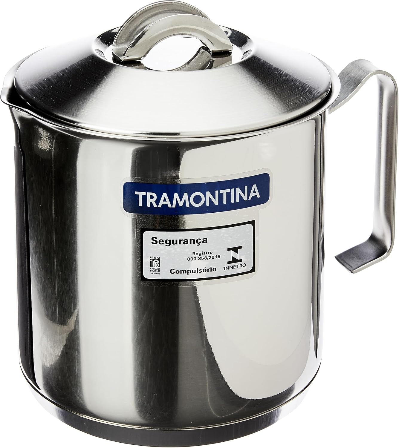  Fervedor com Fundo Triplo, Tramontina, Solar 62512145, Inox, dimetro de 14 cm