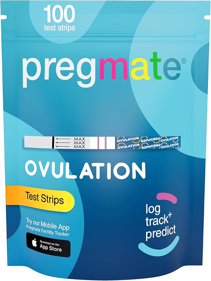 Kit preditor de 100 tiras para teste de ovulação