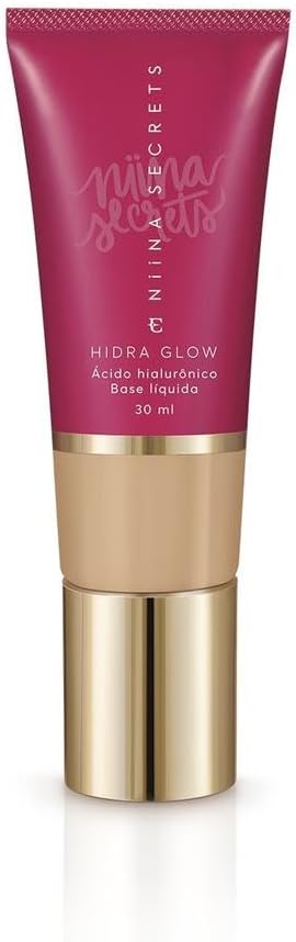 Base Líquida Eudora Niina Secrets Hidra Glow, Cor 10 | 30ml