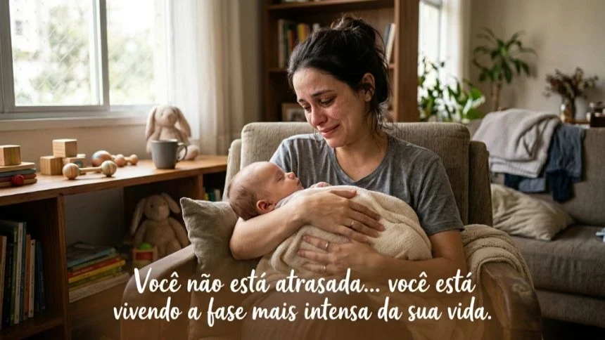 Não tenho tempo para nada depois do bebê: e agora?