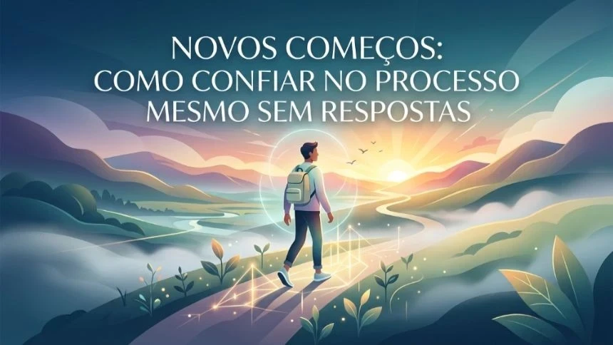Recomeços: como confiar no processo mesmo sem respostas
