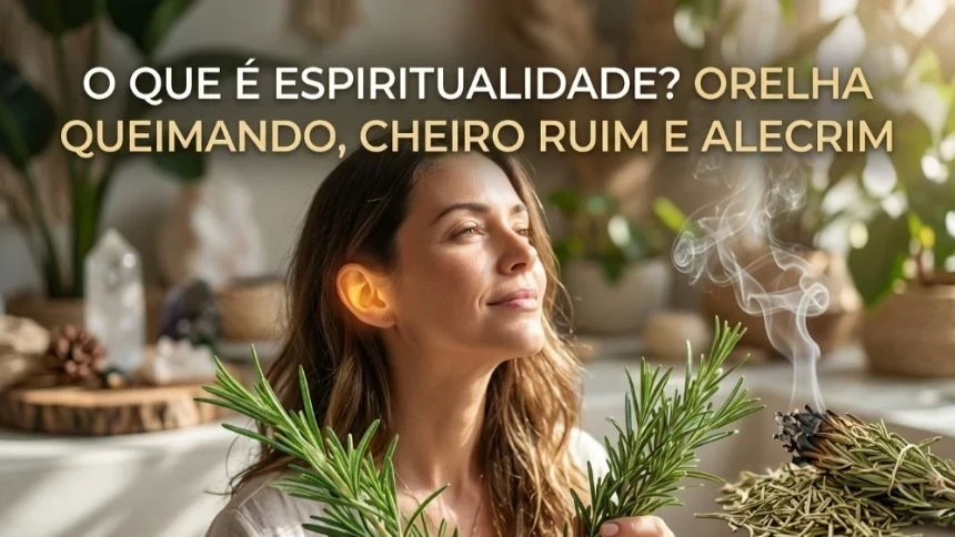 O que é Espiritualidade? Orelha Queimando, Cheiro Ruim e Alecrim
