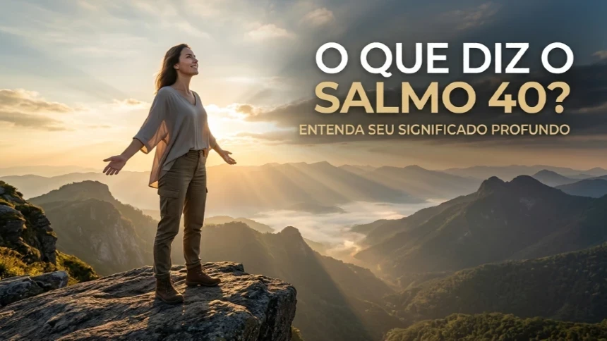 O que o Salmo 40 Diz? Entenda Seu Significado Profundo