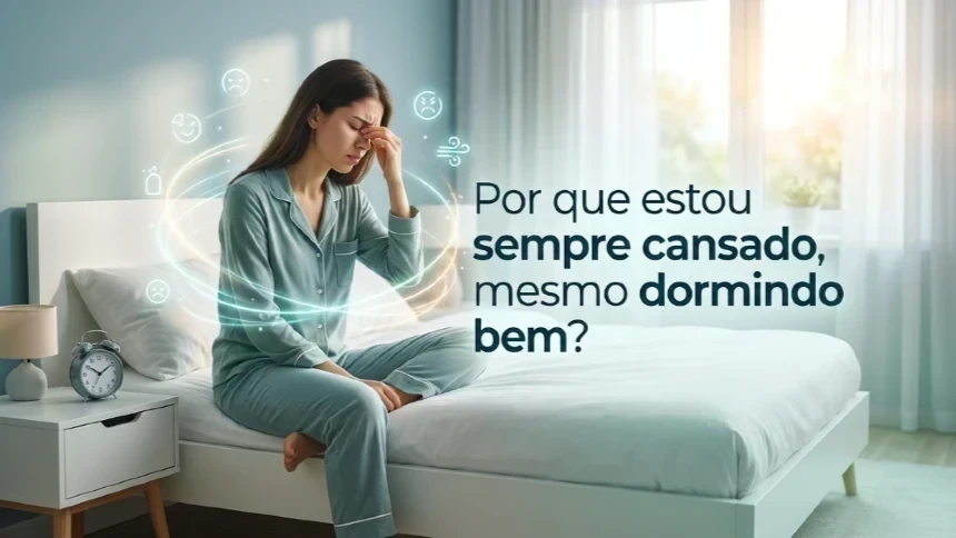 Por que estou sempre cansada mesmo dormindo bem?