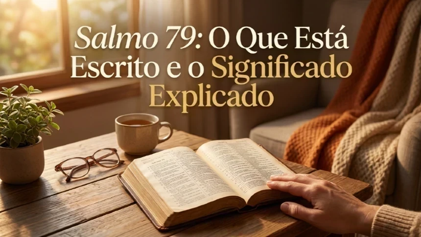 Salmo 79: O que Está Escrito e o Significado Explicado