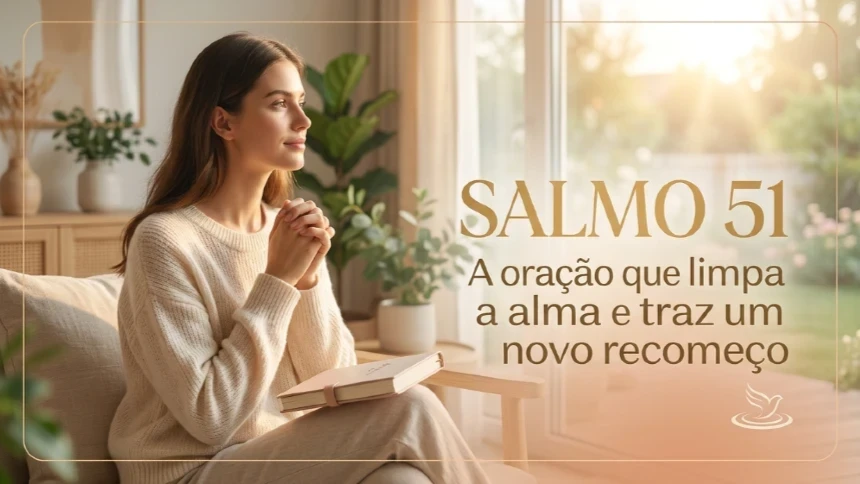 Salmo 51: A oração que limpa a alma e traz recomeço