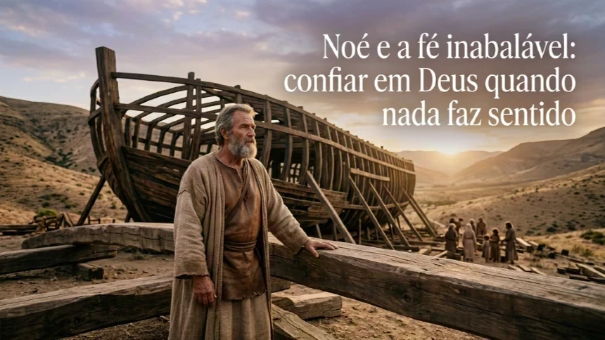 Noé e a fé inabalável: confiar em Deus quando nada faz sentido