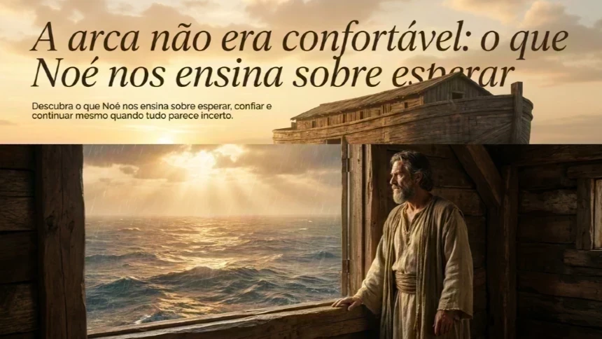 A arca não era confortável: o que Noé nos ensina sobre esperar