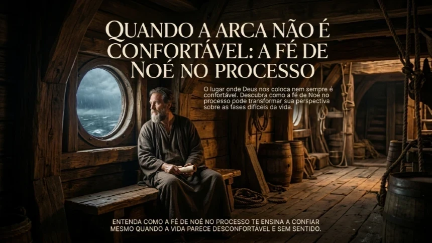 Capitulo 1-Quando a arca não é confortável: a fé de Noé no processo