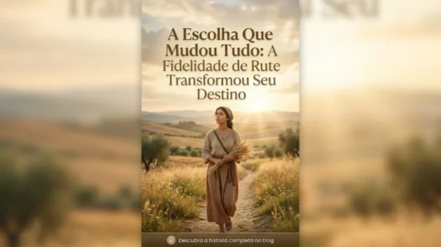 Capitulo 3-A Escolha Que Mudou Tudo: A Fidelidade de Rute Transformou Seu Destino